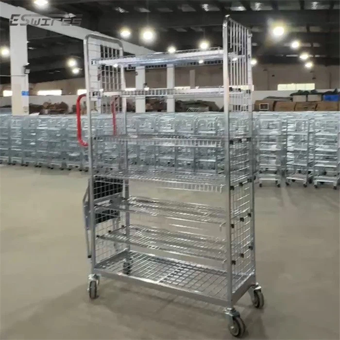 Warehouse Picking Trolley With Steps